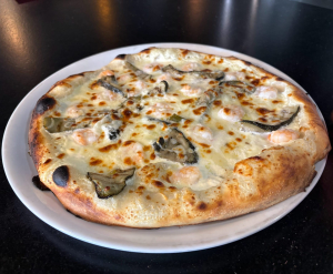 Pizza Crevettes & Courgettes - Géante (50cm)